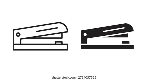 Ícone grampeador gráfico rabiscar, esboço, desenho de contorno Ilustração vetorial