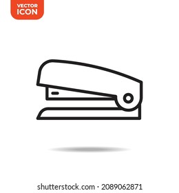 icono de grapador. iconos de alta calidad adecuados para activos gráficos para oficinas y empresas, Internet, diseño web, aplicaciones, libros de dibujo y coloreado, medios impresos, etc. Icono de línea vector EPS 10