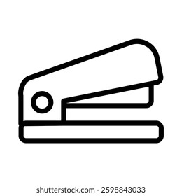 Stapler icon illustration in line style. Perfect for website mobile app presentation. Suitable for any user interface and user experience