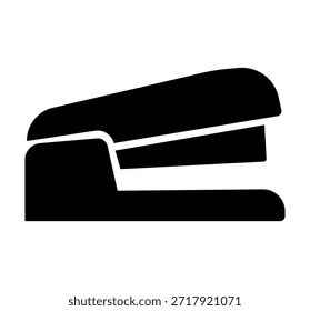 Ícone grampeador. Grampeador isolado em fundo branco. Ilustração do vetor de ícone do grampeador.
