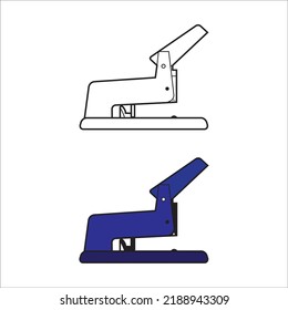 stapler icon max size vector icon.Editable stroke.linear style sign for use web design and mobile apps,logo.Symbol illustration.Pixel vector graphics - Vector