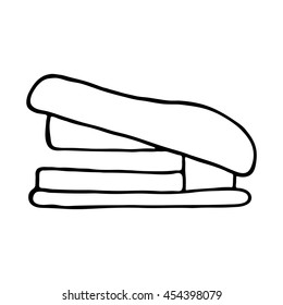 Stapler icon. Outlined on white background.