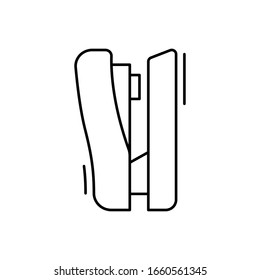 Stapler icon. Simple line, outline vector elements of office tool icons for ui and ux, website or mobile application