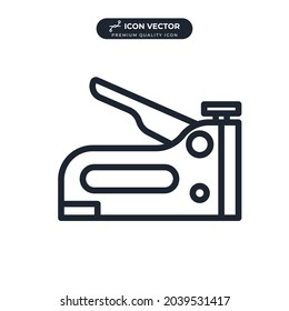 stapler icon symbol template for graphic and web design collection logo vector illustration