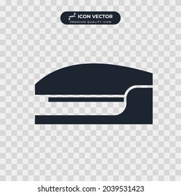 plantilla de símbolo de icono de grapadora para la ilustración vectorial de la colección de diseño gráfico y web