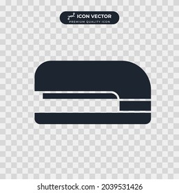 plantilla de símbolo de icono de grapadora para la ilustración vectorial de la colección de diseño gráfico y web