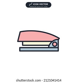 Stapler icon symbol template for graphic and web design collection logo vector illustration