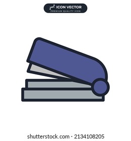 Stapler icon symbol template for graphic and web design collection logo vector illustration