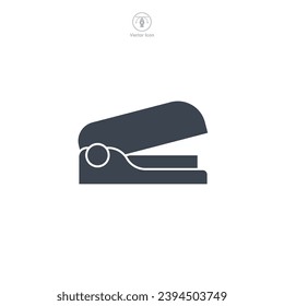 Stapler Icon symbol vector illustration isolated on white background