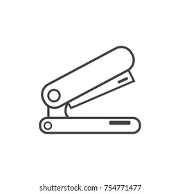 Stapler icon or symbol vector with outline style