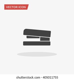 Stapler Icon in trendy flat style isolated on grey background. Vector illustration, EPS10.