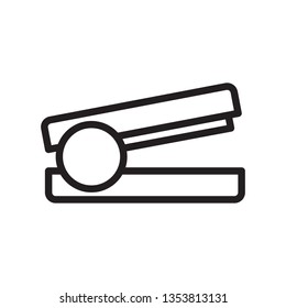 Stapler icon in trendy outline style design. Vector graphic illustration. Stapler icon for website design, logo, and ui. Editable vector stroke. EPS 10.