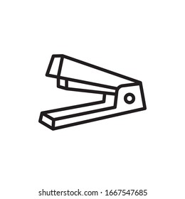 Icono de escalera en diseño de diseño de diseño de diseño de esquema para sitio web y ui. Trazo vectorial editable. EPS 10.