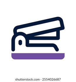 stapler icon. vector dual tone icon for your website, mobile, presentation, and logo design.