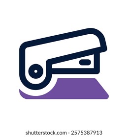 stapler icon. vector dual tone icon for your website, mobile, presentation, and logo design.