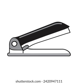 Diseño de símbolo de ilustración vectorial de icono de grapadora