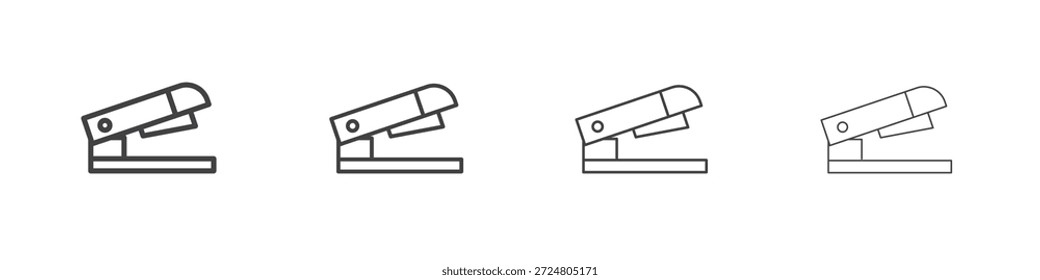 Ícones grampeadores para design gráfico e Web.