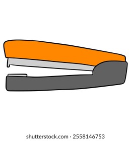 stapler illustration hand drawn isolated vector