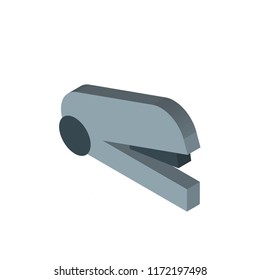 Stapler isometric left top view 3D icon