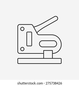 Stapler line icon