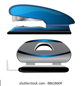 Stapler and Paper Punch