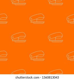 Stapler pattern vector orange for any web design best