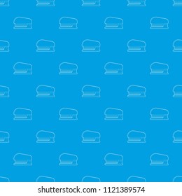 Stapler pattern vector seamless blue repeat for any use