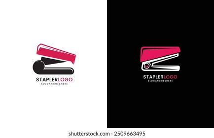 Grampeador pino papel de escritório anexar business set object moderno design logotipo minimalista modelo profissional 