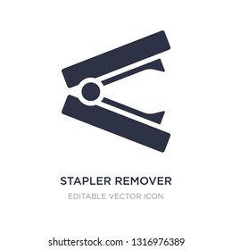 stapler remover icon on white background. Simple element illustration from Miscellaneous concept. stapler remover icon symbol design.