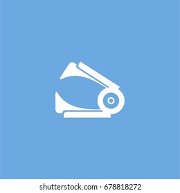 stapler remover icon. vector sign symbol on white background