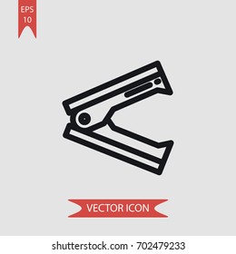 Stapler remover vector icon illustration symbol