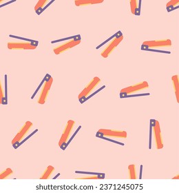 Stapler seamless pattern. Suitable for backgrounds, wallpapers, fabrics, textiles, wrapping papers, printed materials, and many more.