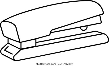 stapler silhouette vector art and illustration