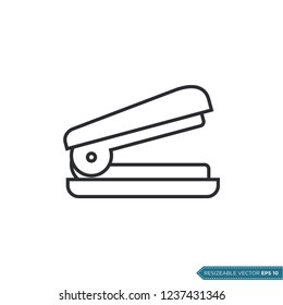 Stapler - Stationary Icon Vector Template