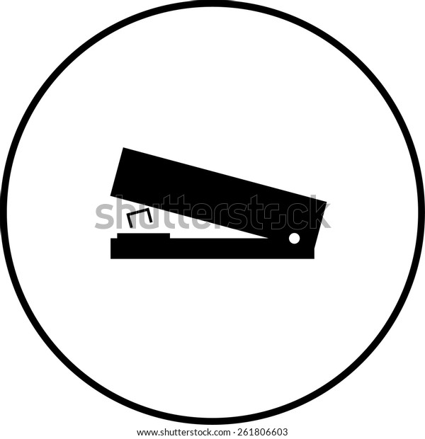 Stapler Symbol Stock Vector Royalty Free