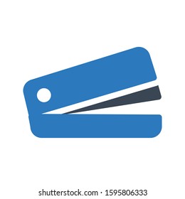 stapler vector glyph color icon 