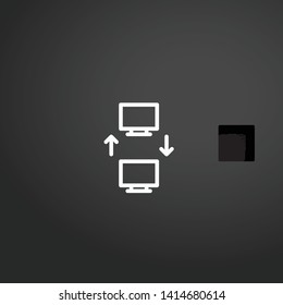 Stapler vector icon. Stapler concept stroke symbol design. Thin graphic elements vector illustration, outline pattern for your web site design, logo, UI. EPS 10.