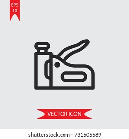 Stapler vector icon, illustration symbol

