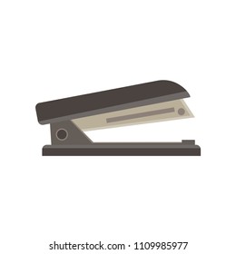 Stapler vector illustration isolated icon office business clip design flat iron paper