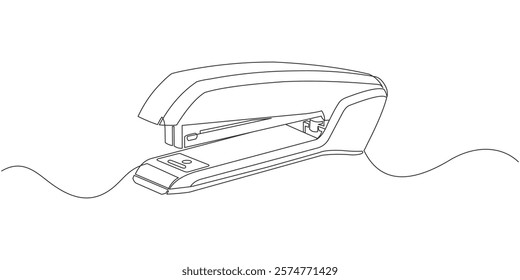 Stapler Vector Line Art Design	