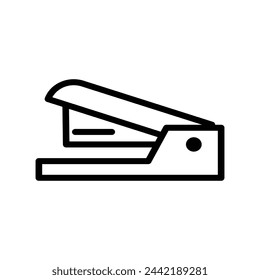stapler vector line icon symbol