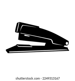 staples design silhouette illustration in black color on white background