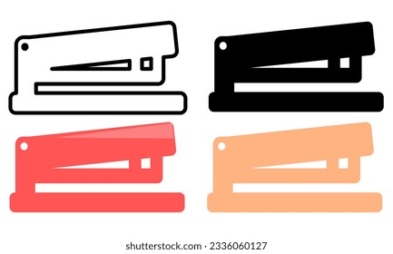 staples icon in various colour