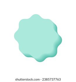 Icono de estrella 3d. Ilustración vectorial.