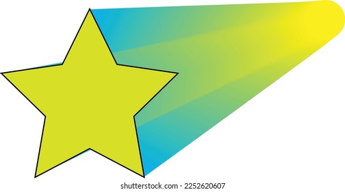 star 3d style vector design.