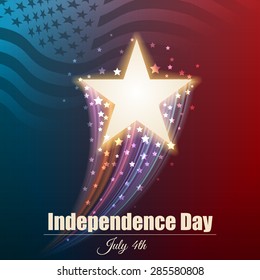 Star, 4th of July, Independence Day, eps10 vector