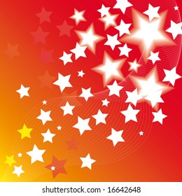 Star abstract background VECTOR (See Jpeg Also In My Portfolio)