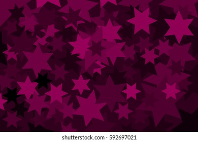 star - abstract geometric purple background