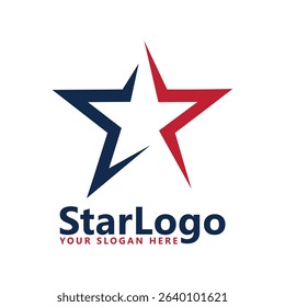 Star abstract logo icon vector template