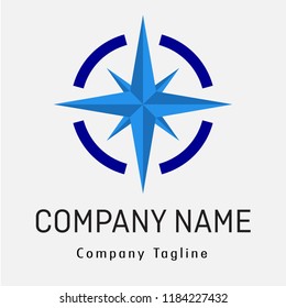 Star Abstract Logo template, combining compass, star and location for logo illustration (EXCLUSIVE LOGO, ONCE ITS SOLD, I WILL DELETED THIS LOGO IF BUY A EXCLUSIVE LICENSE)